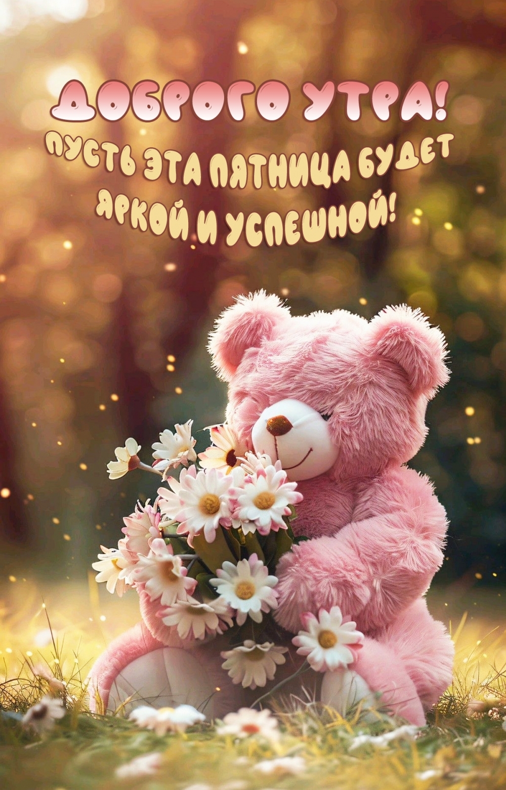 Доброго утра! Пусть эта пятница будет яркой и успешной!