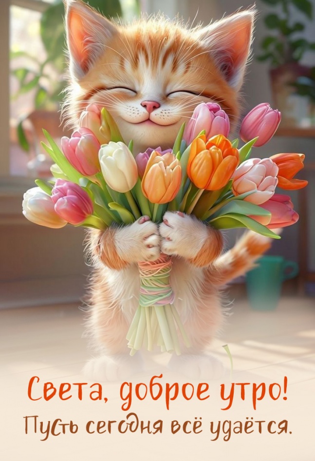 Открыть в полном размере Пусть сегодня всё удаётся.