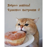 Доброго денëчка! Чудесного настроения :)