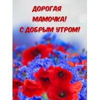 Дорогая мамочка! С добрым утром!