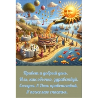 Привет и добрый день. Иль, как обычно, здравствуй.