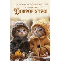 За окном — прекрасная осень и новый день
