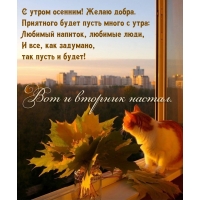 Вот и вторник настал.