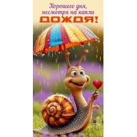 Хорошего дня, несмотря на капли дождя!