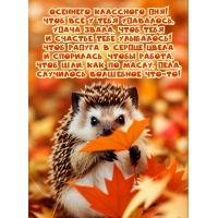 Удача звала, чтоб тебя И счастье тебе улыбалось!