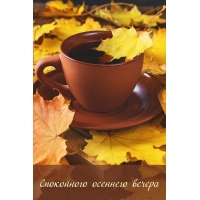 Уютного спокойного вечера осени