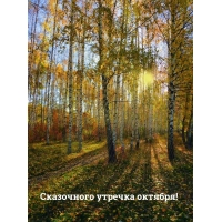 Сказочного утра октября