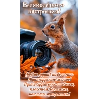 Люблю, души в тебе не чаю И дня чудесного желаю!