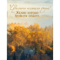 Желаю хорошо провести субботу