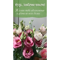 Желаю тебе вдохновения и удачи