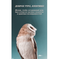 Желаю, чтобы сегодняшний день был соткан из удачных моментов