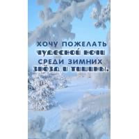 Хочу пожелать чудесной ночи