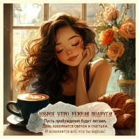 Доброе утро, нежная подруга!