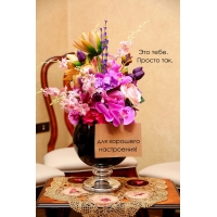 Это тебе.Просто так,для хорошего настроения!